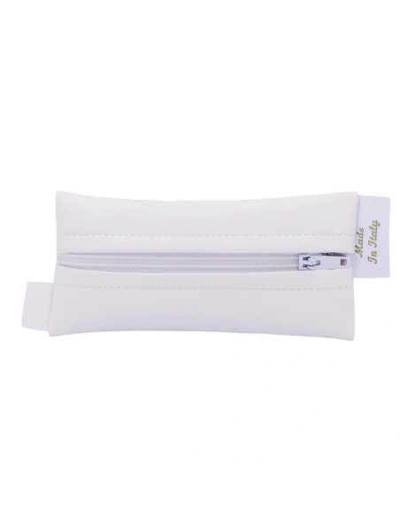 Tubolare con zip Bianco 5x10 cm