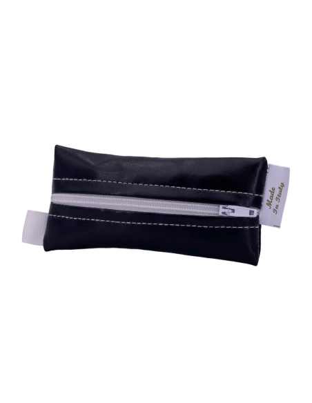 Tubolare con zip Nero 5x10 cm