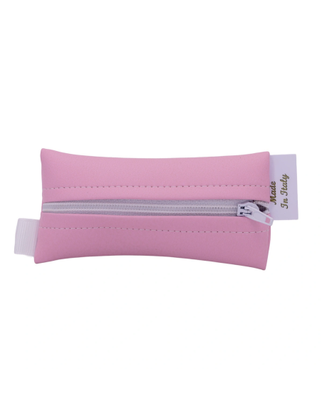 Tubolare con zip Rosa 5x10 cm
