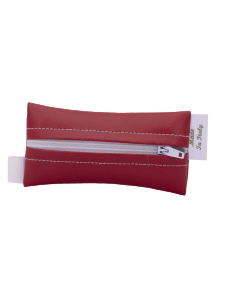 Tubolare con zip Rosso 5x10 cm