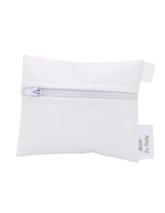 Bustina con zip Bianco 8