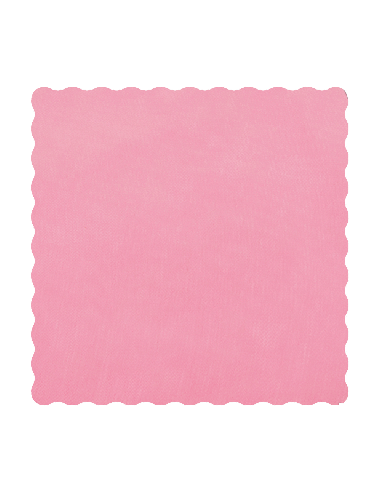 Velo Fata Quadrato Smerlato 24x24 cm - Rosa | G3S Ingrosso