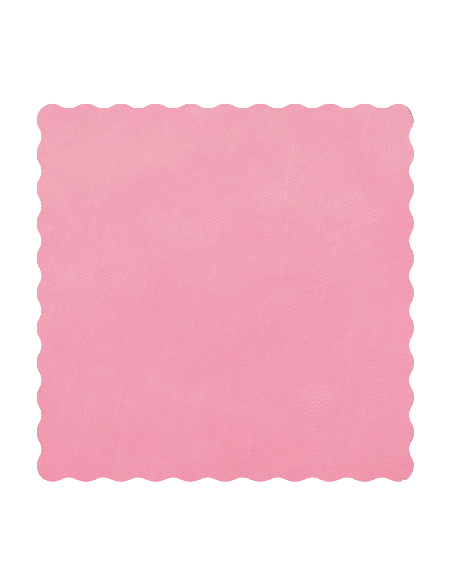 Velo Fata Quadrato Smerlato 24x24 cm - Rosa | G3S Ingrosso