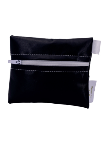 Bustina con zip Nero 8