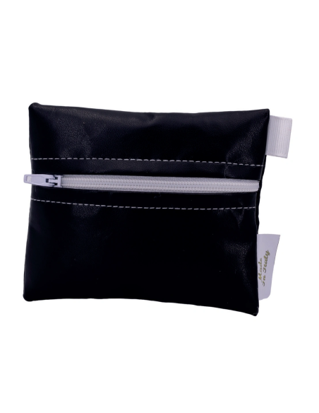 Bustina con zip Nero 8