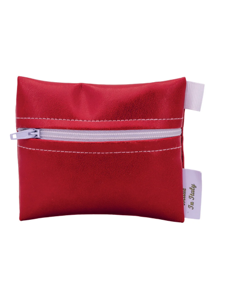 Bustina con zip Rosso 8