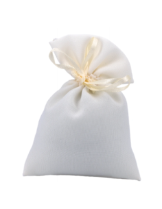 Sacchetto in cotone Panna 10x14 cm
