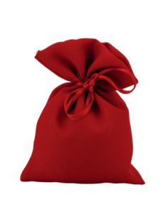 Sacchetto in cotone Rosso 10x14 cm