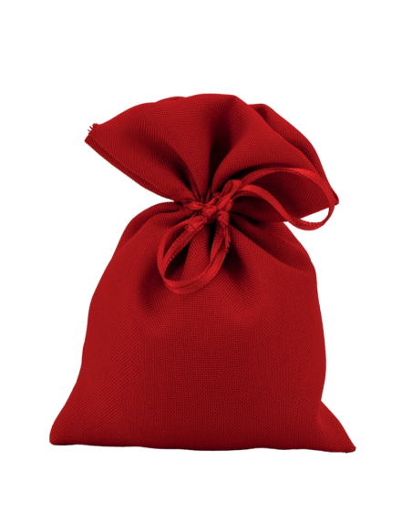 Sacchetto in cotone Rosso 10x14 cm