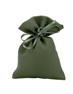 Sacchetto in cotone Verde 10x14 cm