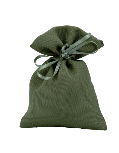 Sacchetto in cotone Verde 10x14 cm