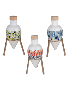 Oliera Colore Goccia con stand in porcellana h 16 cm 120 ml ETM 2