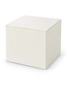Scatola pieghevole in cartone 12x12x12 cm