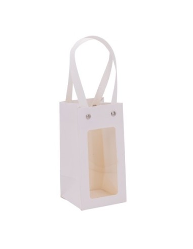 Scatola Baby fondo e coperchio in cartone 8x8x8 cm - celeste
