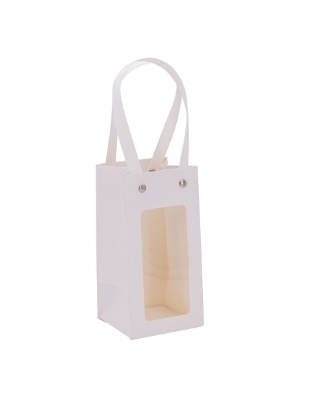 Scatola Baby fondo e coperchio in cartone 8x8x8 cm - celeste