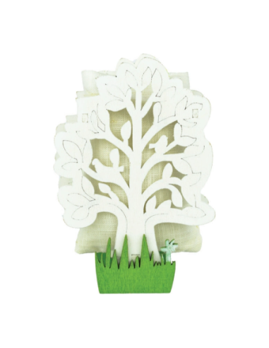 Scatolina in legno albero con sacchetto 9