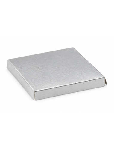 Fondino argento in cartoncino 12x12x1 cm per scatole