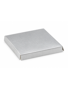 Fondino argento in cartoncino 8x8x1 cm per scatole