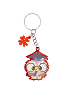 Applicazione decorativa Gufo laurea 3x3