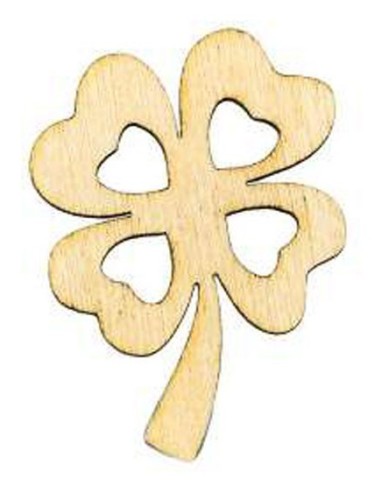 Applicazione in legno Quadrifoglio 3