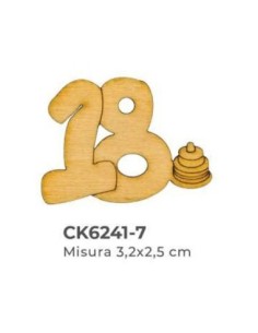 Applicazione in legno Numero 18 3