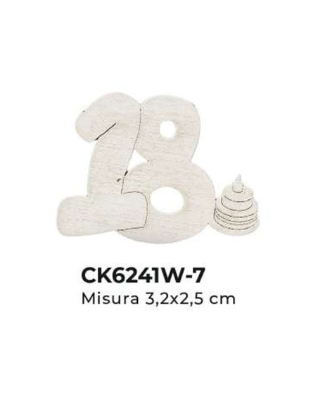 Applicazione in legno Numero 18 3
