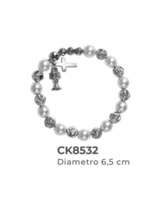 Bracciale religioso con elastico Ø6