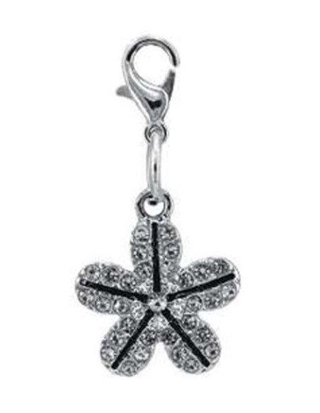 Applicazione in metallo Stella marina 2x2 cm - argento