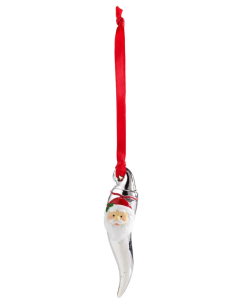 Cornino portafortuna natalizio con Babbo Natale 2