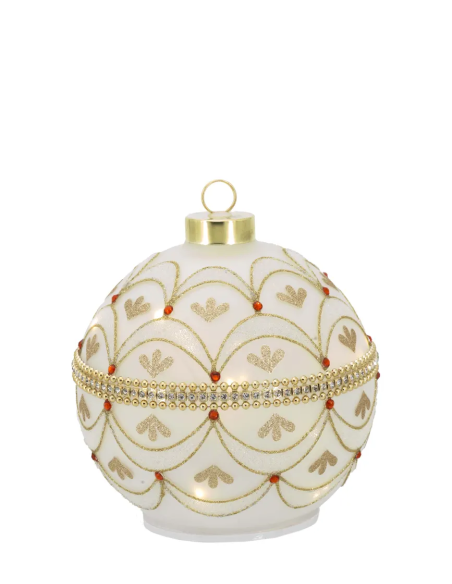 Sfera Natale girevole 15 x 16 cm N8714-04 | G3S Ingrosso