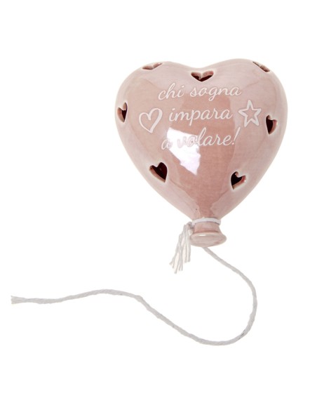 Lampada LED Volo Baby Palloncini Rosa - Bomboniere G3S