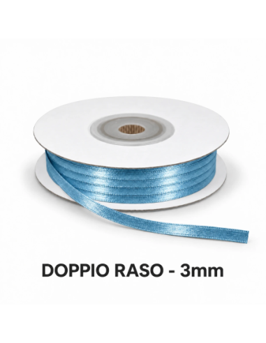 Nastro Doppio Raso 3 mm x 50 m - Avion - vista bobina