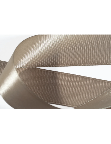 Nastro Doppio Raso 3 mm x 50 m - Fango - dettaglio nastro Fango