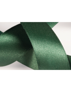 Nastro Doppio Raso 3 mm x 50 m - Verde Smeraldo - vista bobina 2