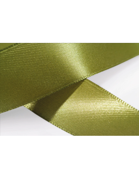 Nastro Doppio Raso 6 mm x 50 m - Verde Medio - dettaglio nastro Verde Medio