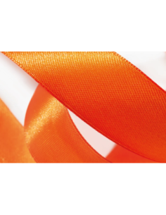 Nastro Doppio Raso 6 mm x 50 m - Arancio Brillante - vista bobina 2