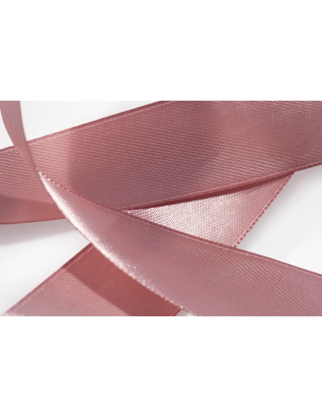 Nastro Doppio Raso 6 mm x 50 m - Rosa Antico - dettaglio nastro Rosa Antico