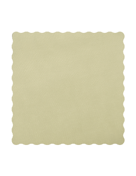 Velo Fata Quadrato Smerlato 24x24 cm - Panna | G3S Ingrosso