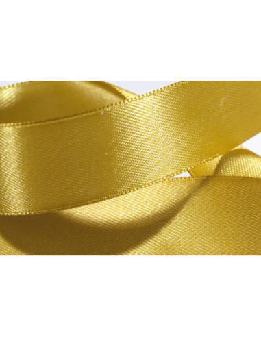 Nastro Doppio Raso 6 mm x 50 m - Oro - dettaglio nastro Oro