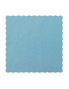 Velo Fata Quadrato Smerlato 24x24 cm - Cielo | G3S Ingrosso