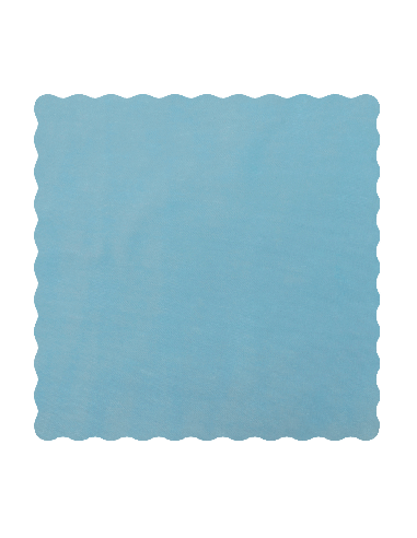 Velo Fata Quadrato Smerlato 24x24 cm - Cielo | G3S Ingrosso