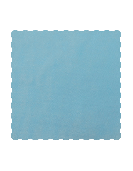 Velo Fata Quadrato Smerlato 24x24 cm - Cielo | G3S Ingrosso