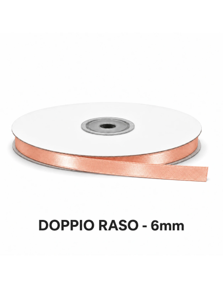 Nastro Doppio Raso 6 mm x 50 m - Pesca - vista bobina