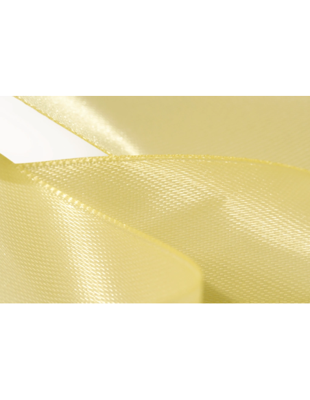 Nastro Doppio Raso 10 mm x 50 m - Giallo - dettaglio nastro Giallo
