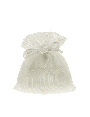 Sacchetto Zahra Candy Bag con Tirante 10x12 cm - Bianco | G3S Ingrosso