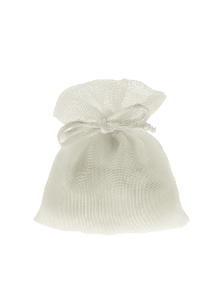 Sacchetto Zahra Candy Bag con Tirante 10x12 cm - Bianco | G3S Ingrosso