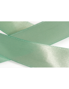 Nastro Doppio Raso 15 mm x 50 m - Verde Vita - vista bobina 2