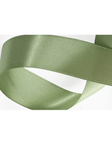 Nastro Doppio Raso 15 mm x 50 m - Verde Salvia - dettaglio nastro Verde Salvia