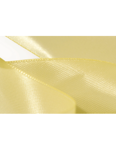 Nastro Doppio Raso 25 mm x 50 m - Giallo - dettaglio nastro Giallo