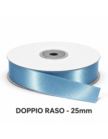 Nastro Doppio Raso 25 mm x 50 m - Avion - vista bobina